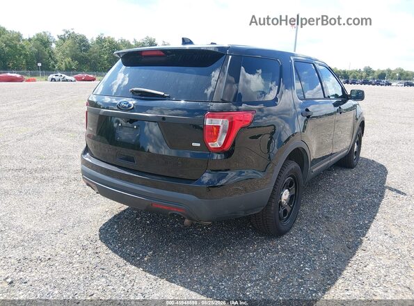1FM5K8AR3GGC50471 2016 FORD UTILITY POLICE INTERCEPTOR Черный Задняя правая четверть