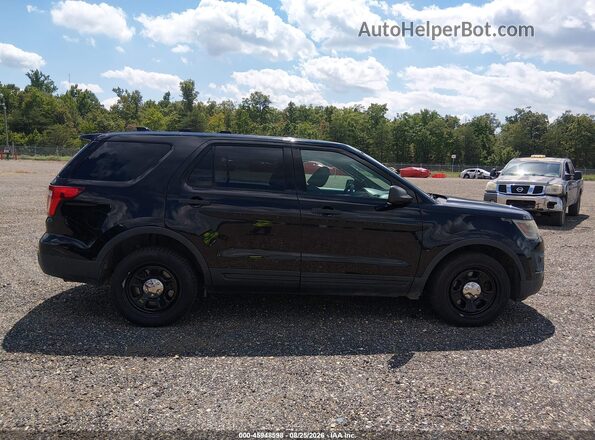 1FM5K8AR3GGC50471 2016 FORD UTILITY POLICE INTERCEPTOR Черный Вид задней части салона