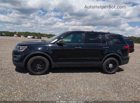 1FM5K8AR3GGC50471 2016 FORD UTILITY POLICE INTERCEPTOR Черный Панорамный вид салона 360°