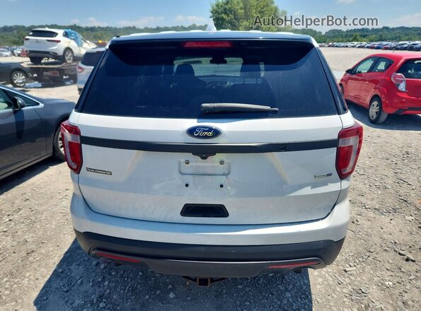 1FM5K8AR3HGD18673 2017 FORD EXPLORER Белый Вид сзади