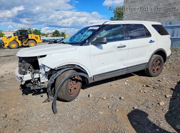 1FM5K8AR3KGA19840 2019 FORD EXPLORER White Rear left