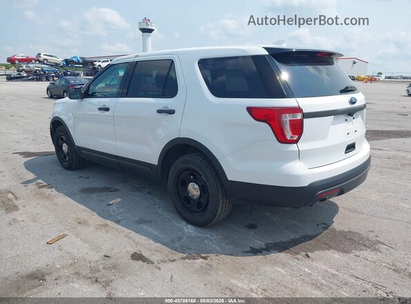 1FM5K8AR5GGA37330 2016 FORD UTILITY POLICE INTERCEPTOR White Հետևի ձախ