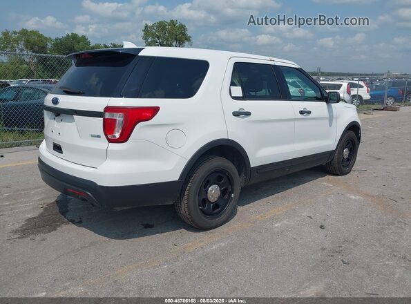 1FM5K8AR5GGA37330 2016 FORD UTILITY POLICE INTERCEPTOR White Հետևի աջ