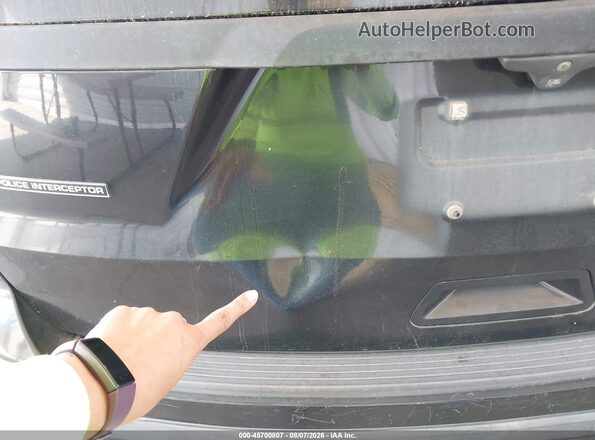 1FM5K8AR5JGC49572 2018 FORD POLICE INTERCEPTOR Black Вид спереду