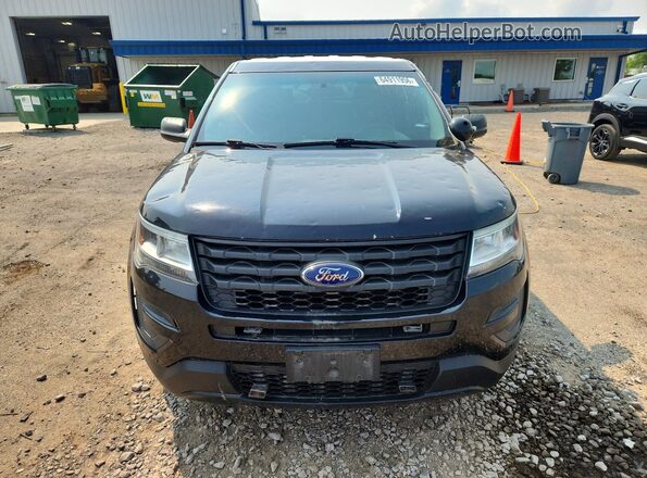 1FM5K8AR6GGC42199 2016 FORD EXPLORER Black Widok z przodu