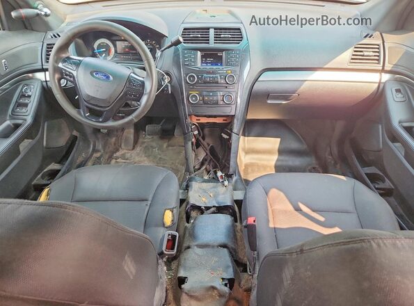 1FM5K8AR6GGC42199 2016 FORD EXPLORER Black Widok deski rozdzielczej