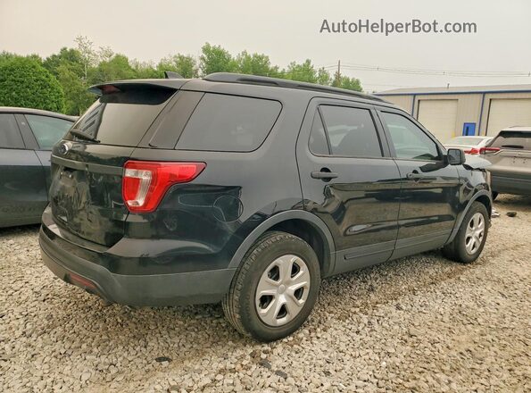 1FM5K8AR6GGC67975 2016 FORD EXPLORER Black Задня права чверть