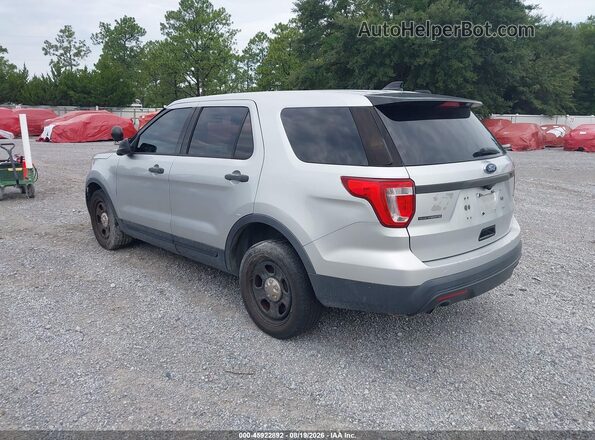 1FM5K8AR6GGC73162 2016 FORD UTILITY POLICE INTERCEPTOR Gray Rear left