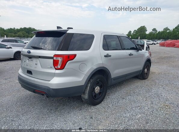 1FM5K8AR6GGC73162 2016 FORD UTILITY POLICE INTERCEPTOR Gray Rear right