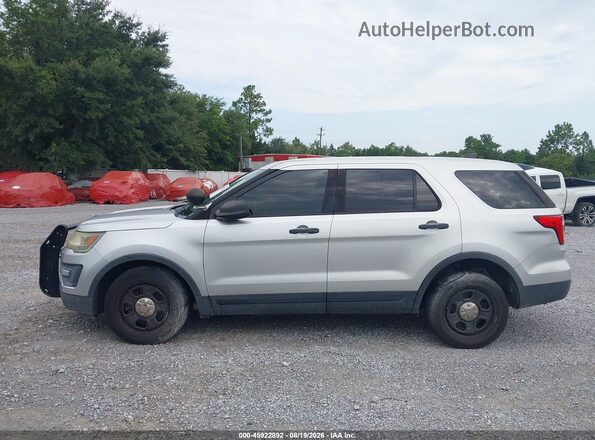 1FM5K8AR6GGC73162 2016 FORD UTILITY POLICE INTERCEPTOR Gray 360 interior view