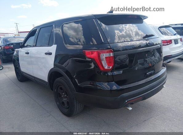 1FM5K8AR6HGA36463 2017 FORD UTILITY POLICE INTERCEPTOR Black Tył lewy