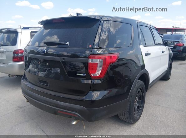 1FM5K8AR6HGA36463 2017 FORD UTILITY POLICE INTERCEPTOR Black Tył prawy