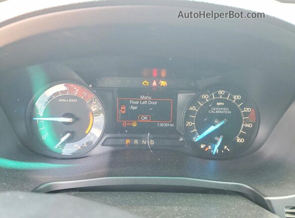 1FM5K8AR6HGC25839 2017 FORD EXPLORER Black Vista del cuadro de instrumentos