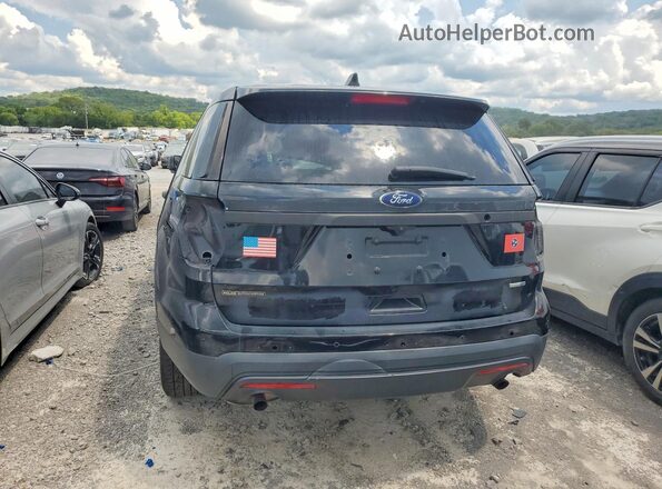 1FM5K8AR6HGC25839 2017 FORD EXPLORER Black Vista trasera