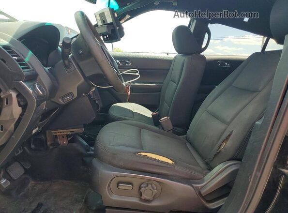 1FM5K8AR6HGC25839 2017 FORD EXPLORER Black Vista interior delantera