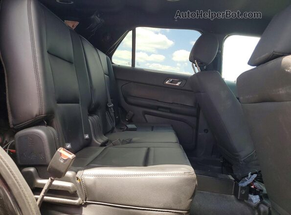 1FM5K8AR6HGC25839 2017 FORD EXPLORER Black Vista interior trasera