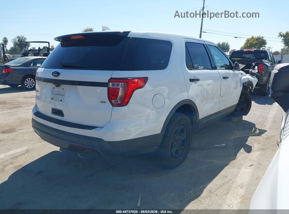 1FM5K8AR6HGE26012 2017 FORD UTILITY POLICE INTERCEPTOR White Tył prawy