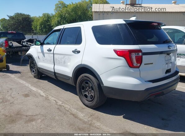 1FM5K8AR6HGE26012 2017 FORD UTILITY POLICE INTERCEPTOR White Tył lewy