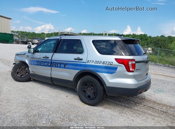 1FM5K8AR7HGE14029 2017 FORD UTILITY POLICE INTERCEPTOR Silver Задня ліва чверть