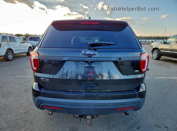 1FM5K8AR8GGA08419 2016 FORD EXPLORER Black Vista trasera