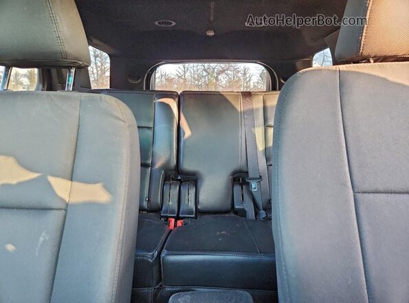 1FM5K8AR8GGA08419 2016 FORD EXPLORER Black Vista de los asientos traseros
