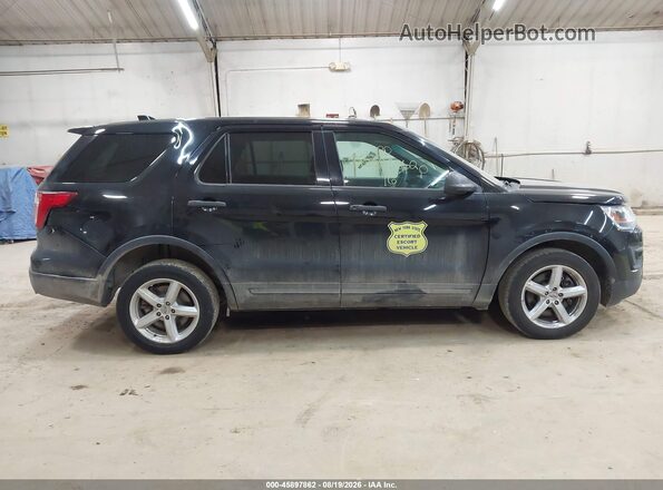 1FM5K8AR8GGA29142 2016 FORD UTILITY POLICE INTERCEPTOR Черный Вид задней части салона