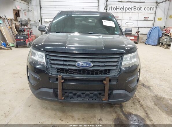 1FM5K8AR8GGA29142 2016 FORD UTILITY POLICE INTERCEPTOR Черный Вид щитка приборов