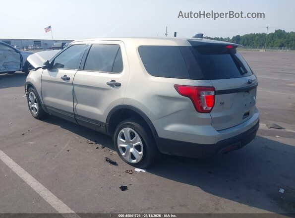 1FM5K8AR8GGC26036 2016 FORD UTILITY POLICE INTERCEPTOR Silver Tył lewy