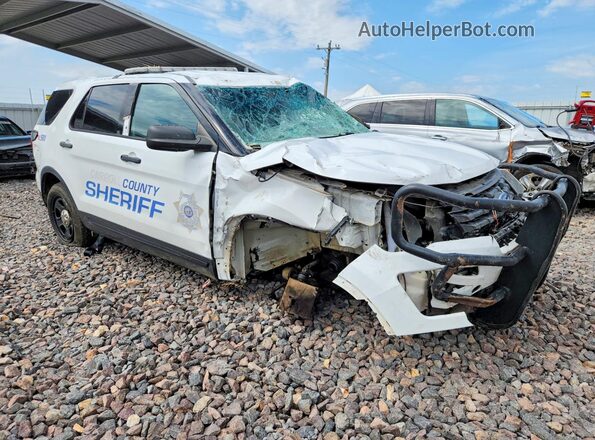 1FM5K8AR8HGA62627 2017 FORD EXPLORER Белый Передняя правая четверть