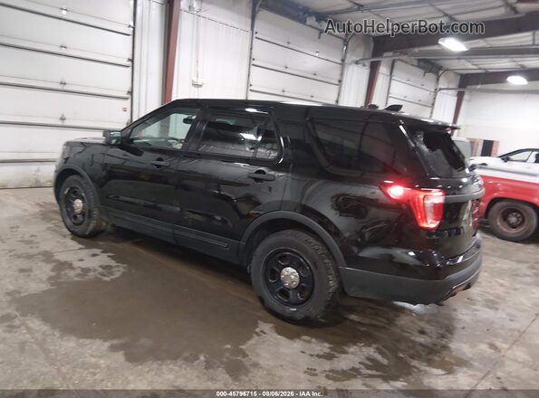 1FM5K8AR8HGD66847 2017 FORD UTILITY POLICE INTERCEPTOR Black Tył lewy