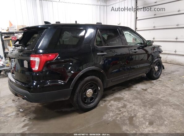 1FM5K8AR8HGD66847 2017 FORD UTILITY POLICE INTERCEPTOR Black Tył prawy