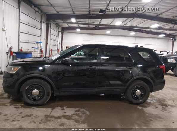 1FM5K8AR8HGD66847 2017 FORD UTILITY POLICE INTERCEPTOR Black Widok wnętrza 360 stopni