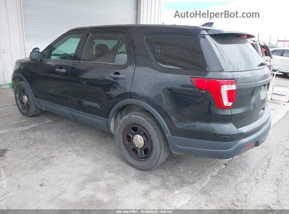 1FM5K8AR8JGC49565 2018 FORD POLICE INTERCEPTOR Black უკანა მარცხენა