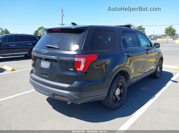 1FM5K8AR8JGC49565 2018 FORD POLICE INTERCEPTOR Black წინა ხედი