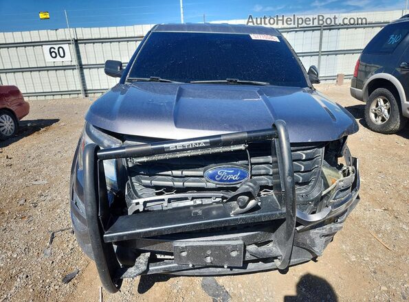 1FM5K8AR9GGC92272 2016 FORD EXPLORER Gray Դիմացի տեսք