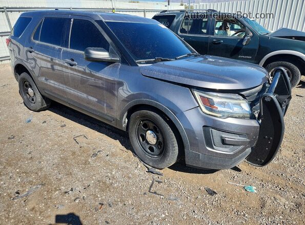 1FM5K8AR9GGC92272 2016 FORD EXPLORER Gray Առջևի աջ