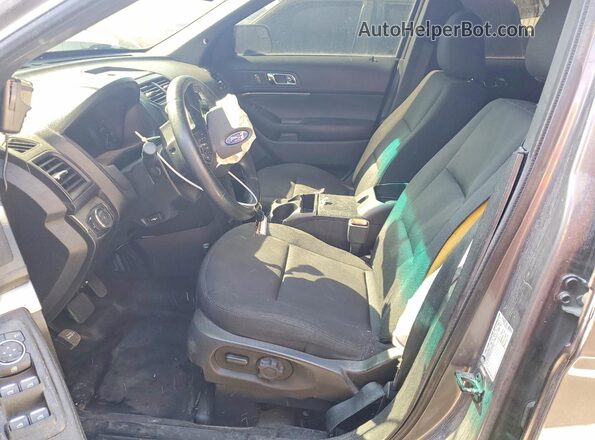 1FM5K8AR9GGC92272 2016 FORD EXPLORER Gray Սալոնի դիմացի տեսք