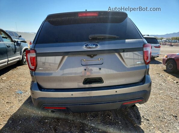 1FM5K8AR9GGC92272 2016 FORD EXPLORER Gray Հետևի տեսք