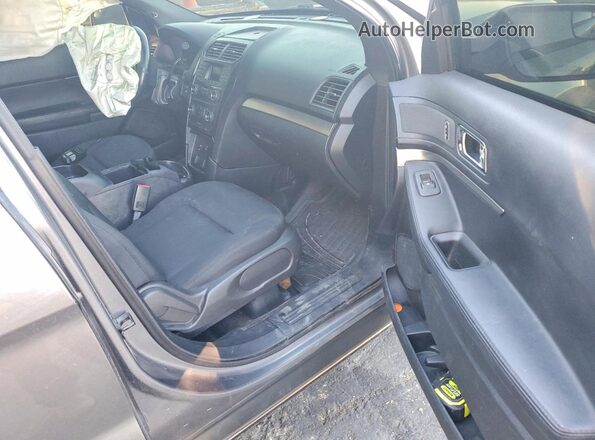 1FM5K8AR9GGC92272 2016 FORD EXPLORER Gray VIN կոդի պիտակի տեսք