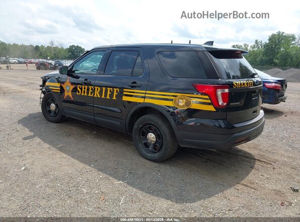 1FM5K8AR9KGA63180 2019 FORD POLICE INTERCEPTOR Black Հետևի ձախ