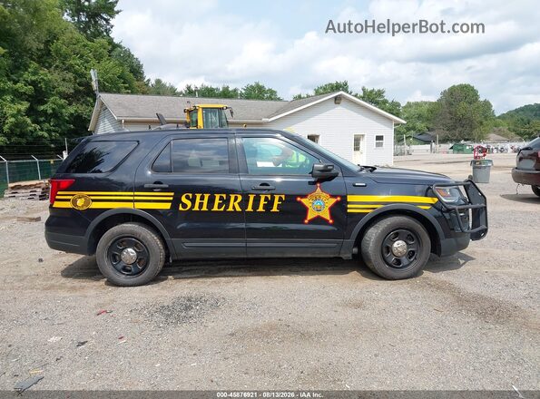 1FM5K8AR9KGA63180 2019 FORD POLICE INTERCEPTOR Black Սալոնի հետևի տեսք