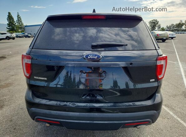 1FM5K8ARXHGA17477 2017 FORD EXPLORER Black Вид ззаду