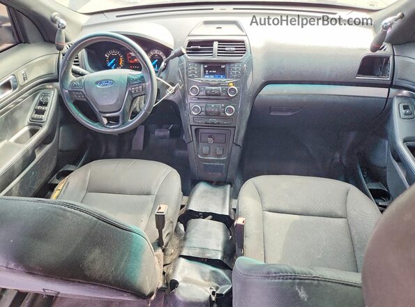 1FM5K8ARXHGA17477 2017 FORD EXPLORER Black Вид панелі приладів