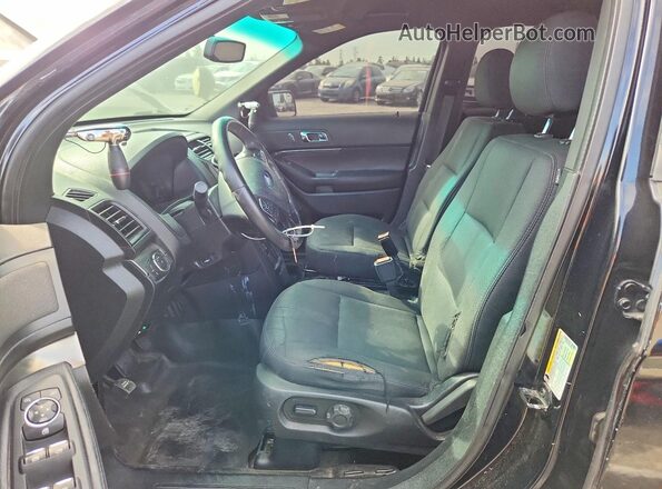 1FM5K8ARXHGA17477 2017 FORD EXPLORER Black Вид салону спереду
