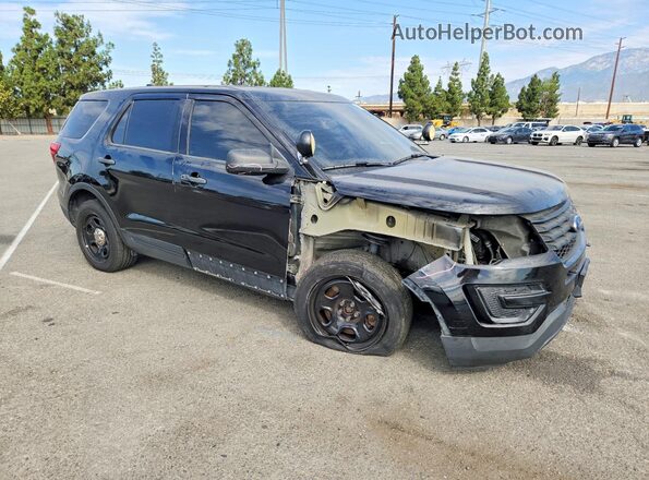 1FM5K8ARXHGA17477 2017 FORD EXPLORER Black Передня права чверть