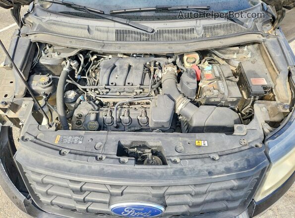 1FM5K8ARXHGA17477 2017 FORD EXPLORER Black Вид підкапотного простору