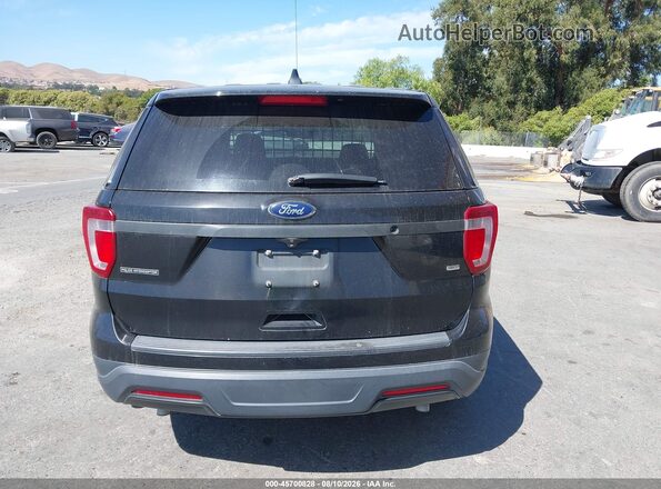 1FM5K8ARXJGC49566 2018 FORD POLICE INTERCEPTOR Black 