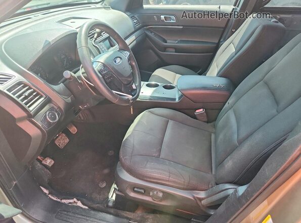 1FM5K8ARXKGA64953 2019 FORD EXPLORER Beige Vista interior delantera
