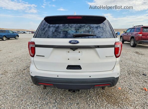 1FM5K8AT3GGC42141 2016 FORD EXPLORER White Vista trasera