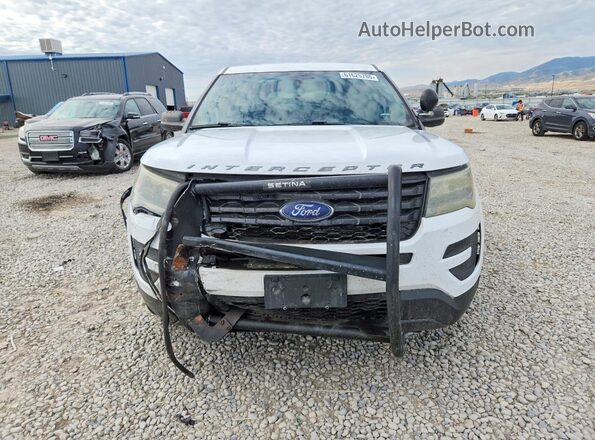 1FM5K8AT3GGC42141 2016 FORD EXPLORER White Vista frontal